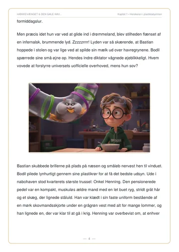 En side fra kapitel 1 med tekst og illustration